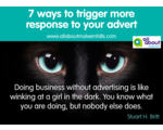 7 ways to trigger more response to your advert