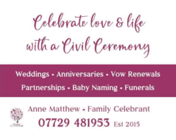 Anne Matthew - Civil Celebrant - 