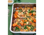 Couscous and Root Vegetable Tray Bake