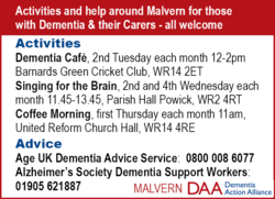 Malvern Dementia Action Alliance - DAA