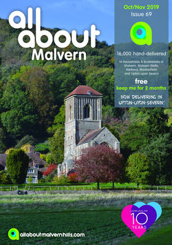 All About Malvern Oct/Nov 2019 - All About Magazines