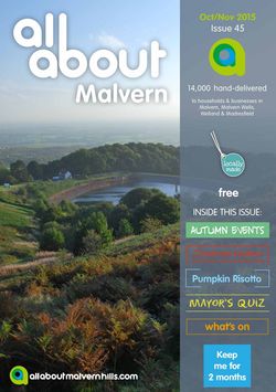 All About Malvern Oct/Nov 2015 - All About Malvern