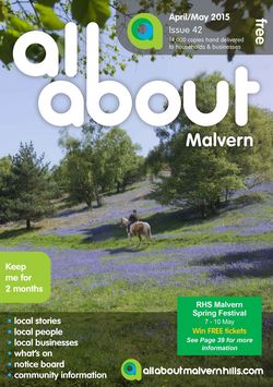 All About Malvern April/May 2015 - All About Malvern