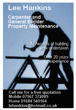 Lee Hankins - Carpenter, General Builder and Property Maintenance - 
