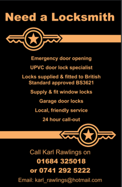 Need a Locksmith - Malvern & Surrounding areas