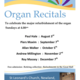 Organ Recital by Piers Maxim - Recital Information