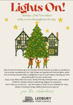 Christmas Light Switch On in Ledbury - 