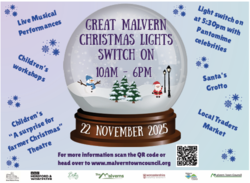 Great Malvern Christmas Light Switch On 2025
