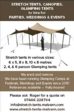 Stretch Tents, Canopies, Glamping Tents