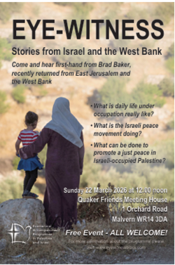 Eye-Witness : Stories from Israel and the West Bank